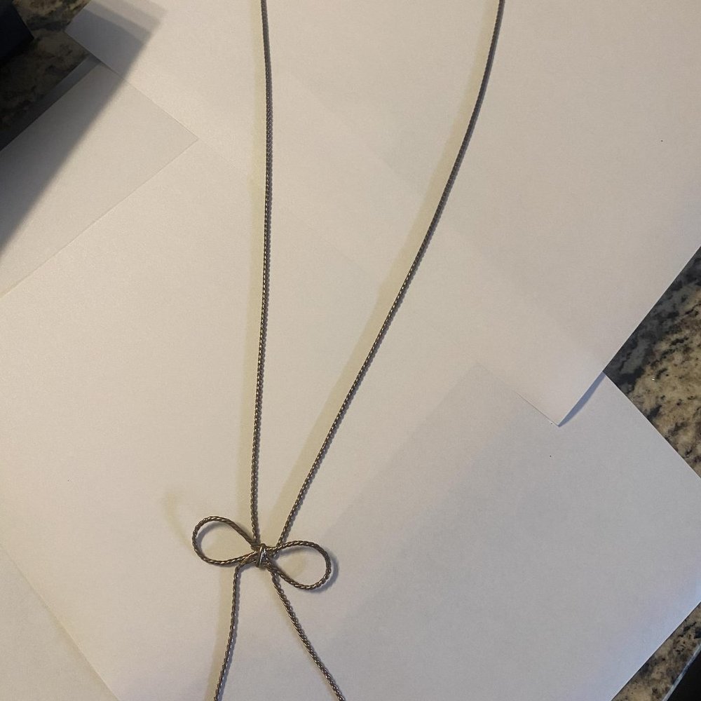 Long Bow Necklace